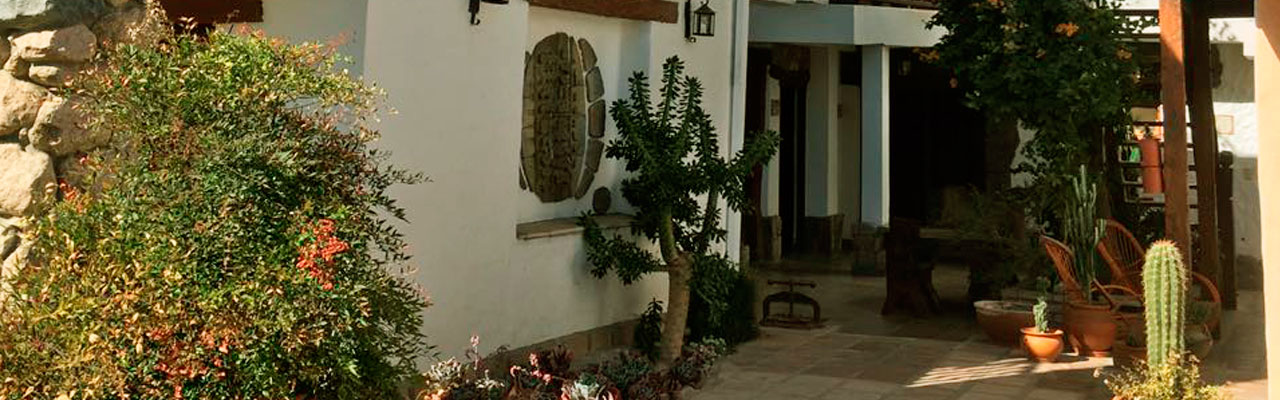 Hallways of Hotel Killa Cafayate in Salta, Argentina