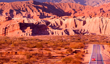 Landscapes of the Hotel Killa of Cafayate in Salta, Argentina